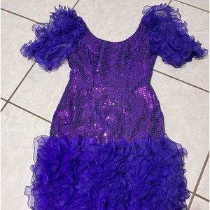 Party dress, purple , size 12